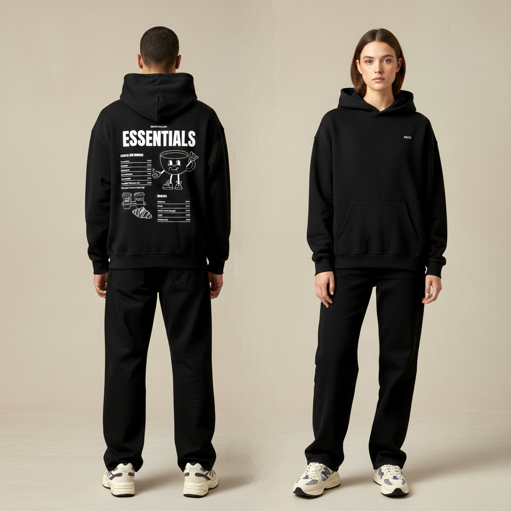 Coffee Essentials - Oversized Hoodie