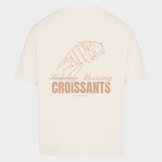 Sunday Morning Croissants - Oversized Tee